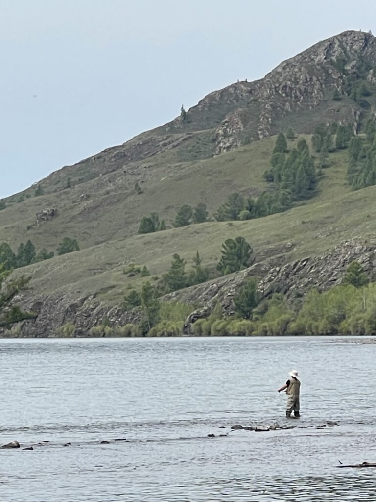 Fly fishing in Mongolia