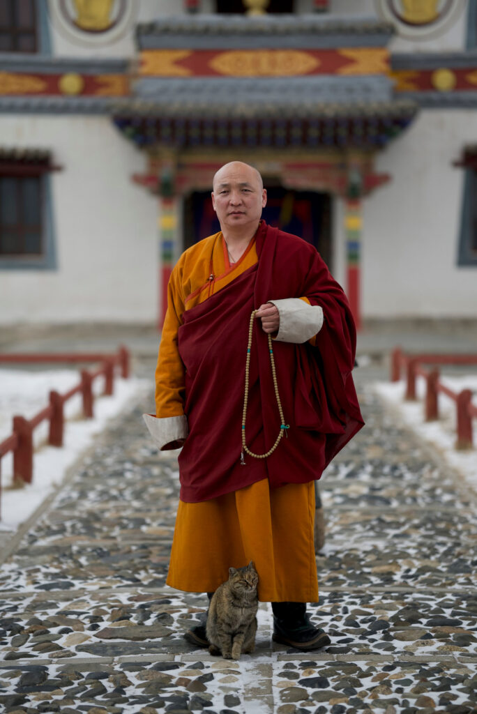 Gandan Monastery in Ulaanbaatar on Mongolia Winter Tour