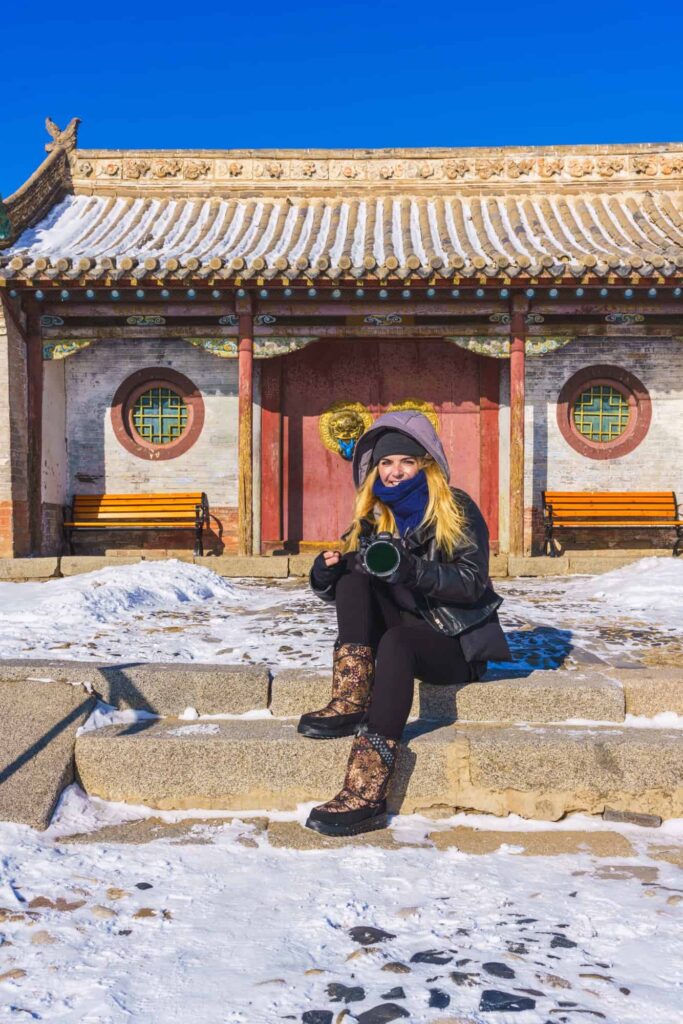 Erdene Zu Karakorum in Winter