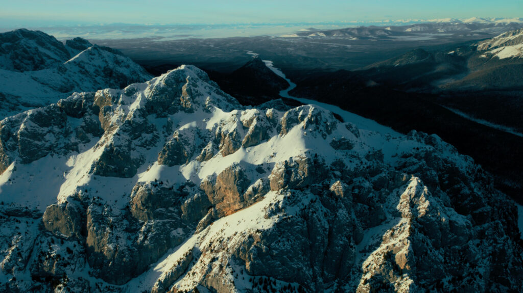 Mountains in Northern Mongolia on Winter Tour