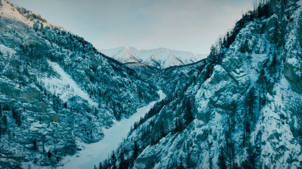 Canyon on Mongolia Winter Tour