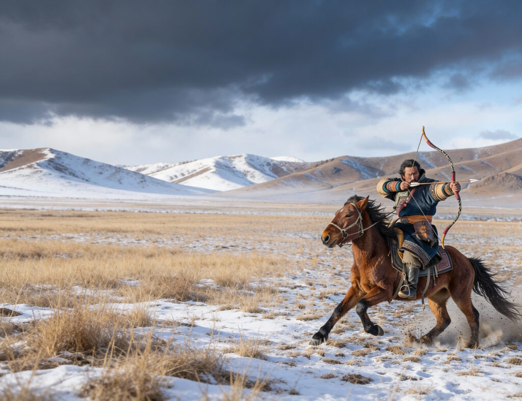 Mongolian horseback Archery