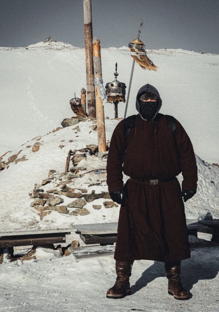 Mo on Mongolia winter trip